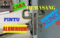 Cara Memasang Grendel Pintu Tanpa Bor