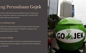 Gojek Menunjukan Jenis Usaha Berdasarkan Lapangan Usahanya Yaitu