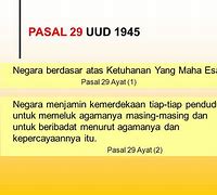 Pasal 29 Ayat 3